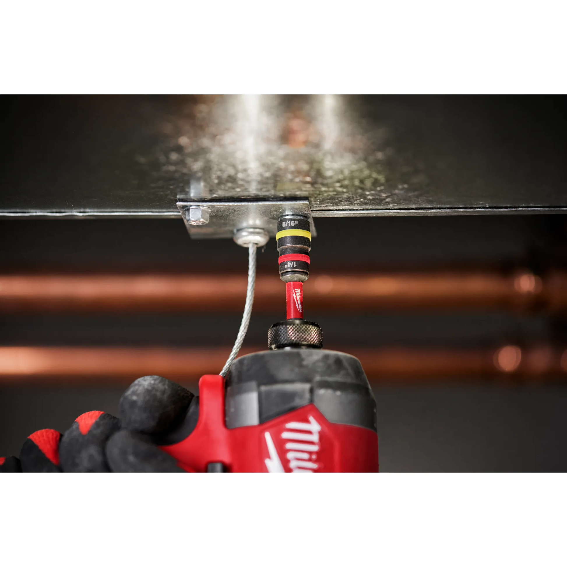 Milwaukee 49-66-4542, SHOCKWAVE Impact Duty™ 1/4” and 5/16” x 2-1/4” QUIK-CLEAR™ 2-in-1 Magnetic Nut Driver