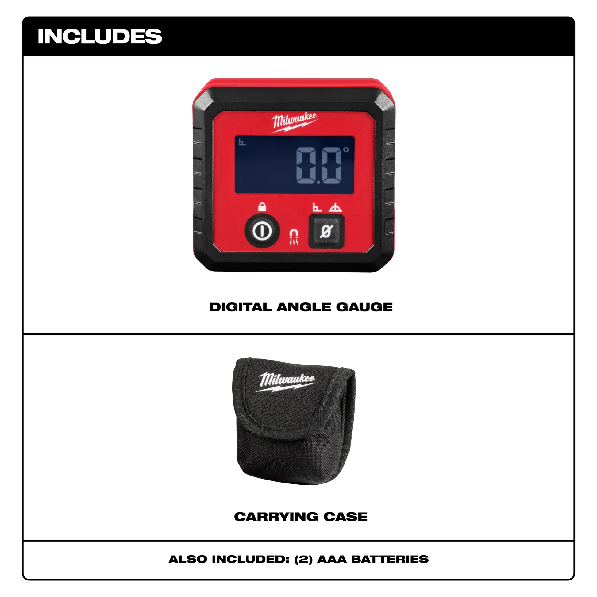 Milwaukee 48-22-5602, Digital Angle Gauge