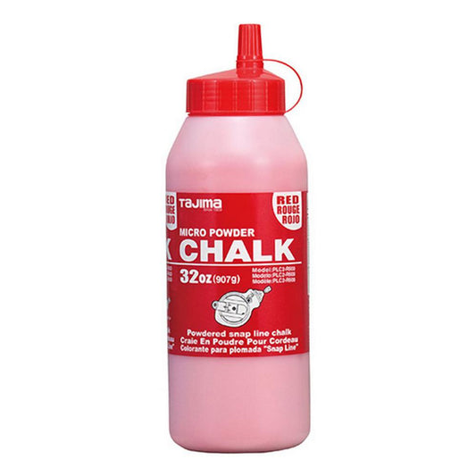 Tajima PLC2-R900, Micro Chalk, ultra-fine chalk, red, easy-fill nozzle, 907g / 32 oz.