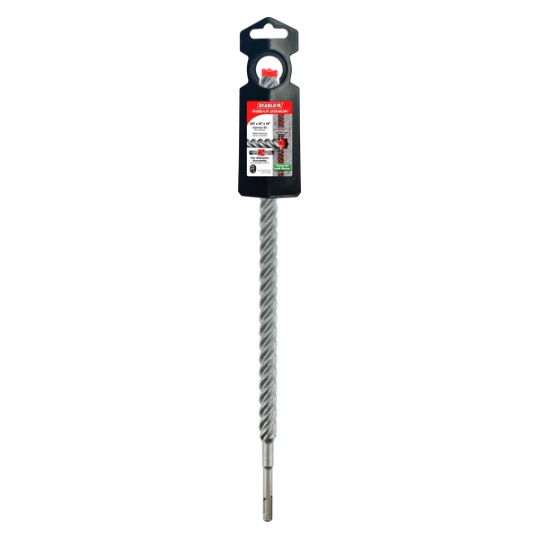 Diablo DMAPL4260, 3/4" x 16" x 18" Rebar Demon™ SDS-Plus 4-Cutter Full Carbide Head Hammer Drill Bit