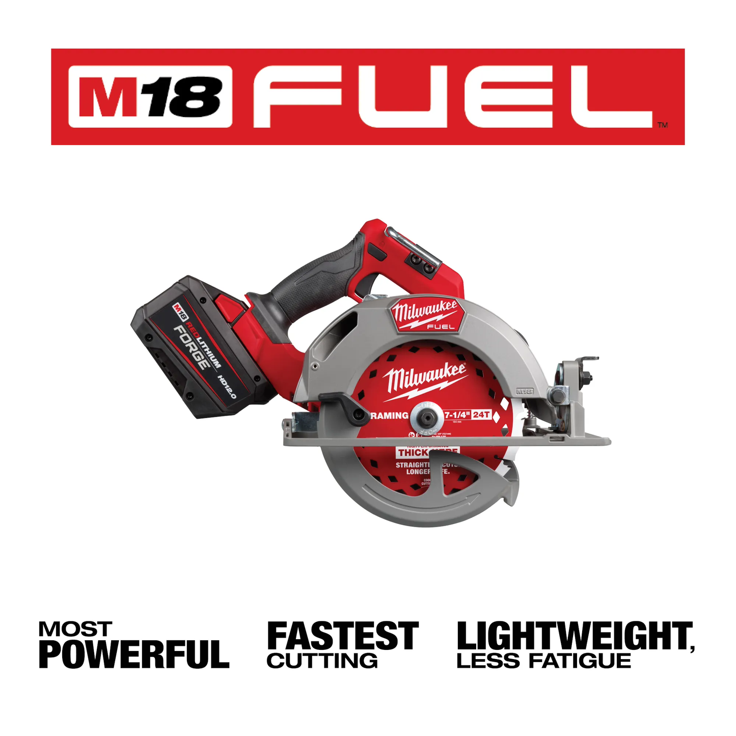 Milwaukee 2834-21HD, M18 FUEL™ 7-1/4” Circular Saw Kit