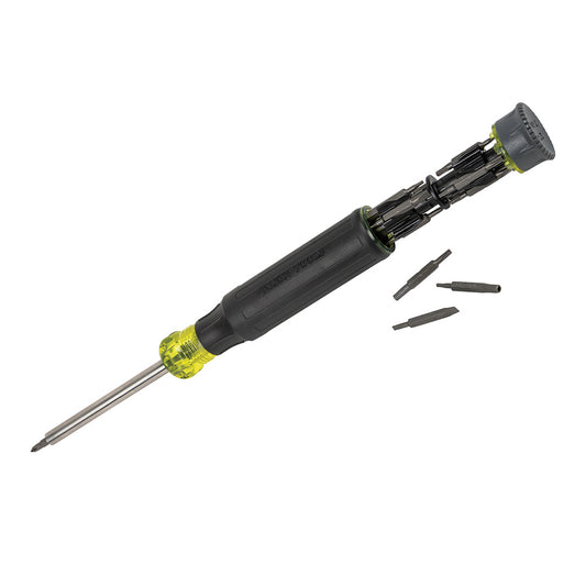 Klein Tools 32327, 27-in-1 Multi-Bit Precision Screwdriver with Tamperproof Bits