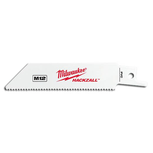 Milwaukee 49-00-5414, M12 Hackzall Blade-PVC 4" (5/pkg)