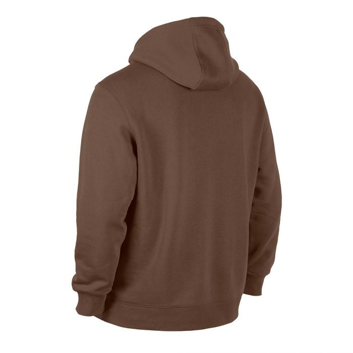 Milwaukee 351BR-2X, MIDWEIGHT HOODIE - BROWN