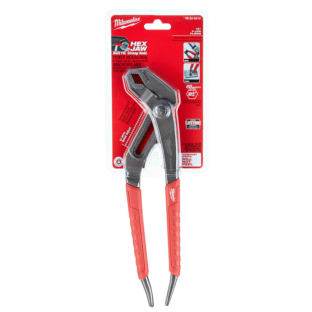 Milwaukee 48-22-6312, 12" Straight-Jaw Pliers