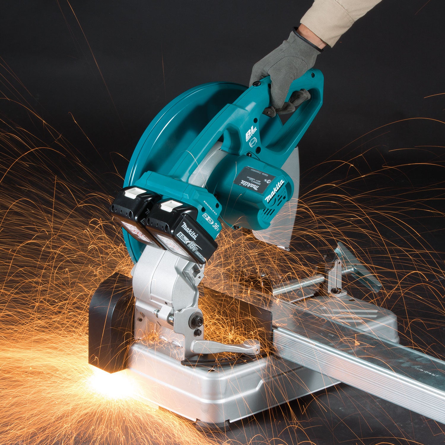 Makita DLW140Z, 18Vx2 (36V) LXT 14" Portable Cut-off Saw, with brake (Tool Only)