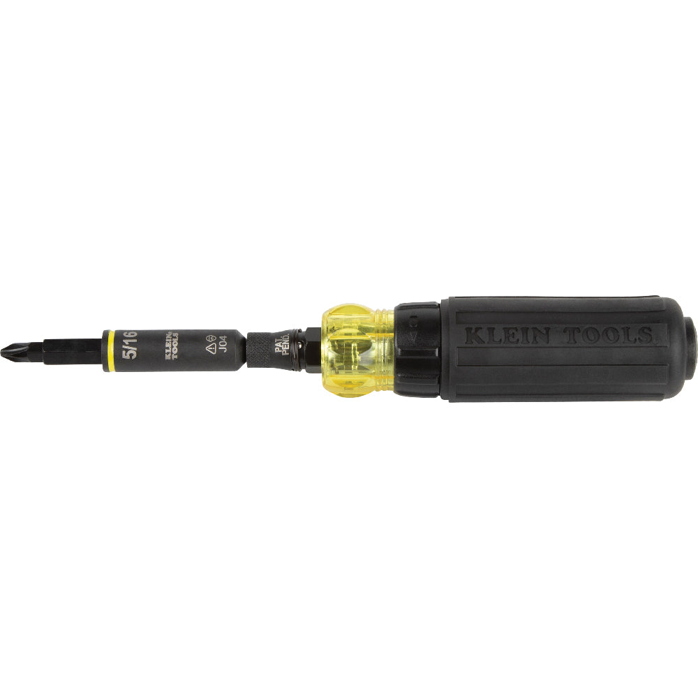 Klein Tools 32500HDRT, 11-in-1 Ratcheting Impact Rated Screwdriver / Nut Driver