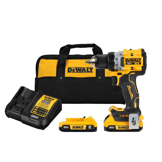 DEWALT DCD800D2, 20V MAX XR Brushless Cordless 1/2" Drill/Driver 2x 2.0Ah Kit