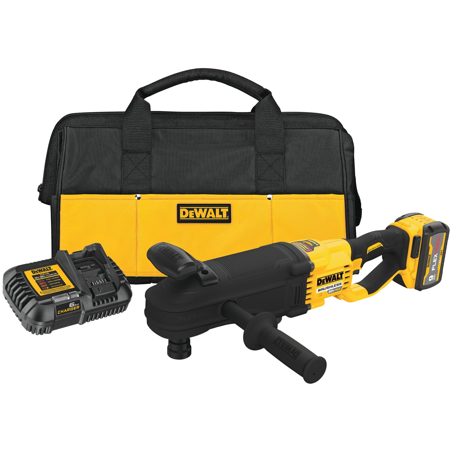 DEWALT DCD471X1, 60V Quick Change In-Line Stud & Joist Drill Kit