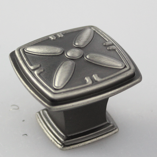Eurofit K-354AIH, Knob, Antique Silver, 50/200 (DRAMATIC)