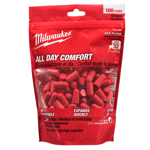 Milwaukee 48-73-3005, 100 Pair Ear Plugs