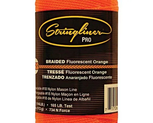 Stringliner PRO ST35059O, Replacement Line Braided ORANGE - 125ft