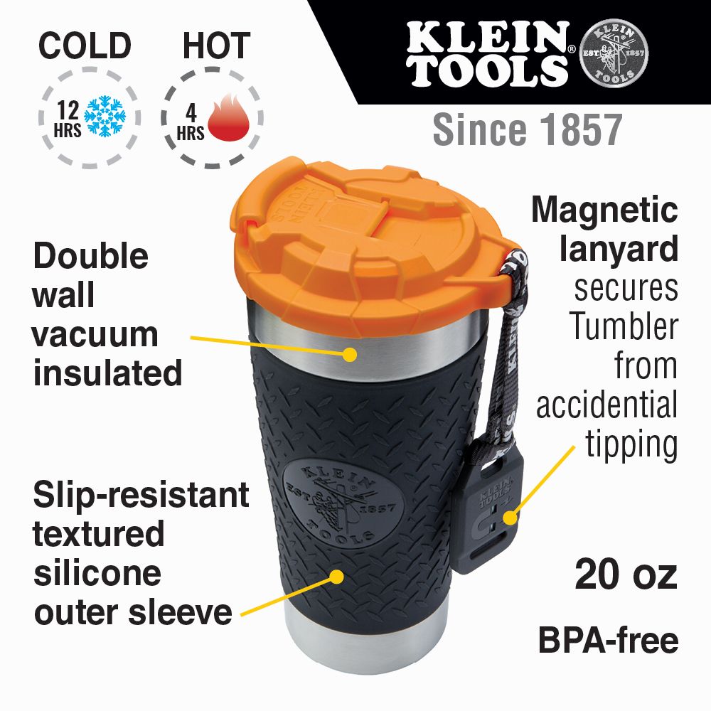 Klein Tools 55580, Tradesman Tumbler