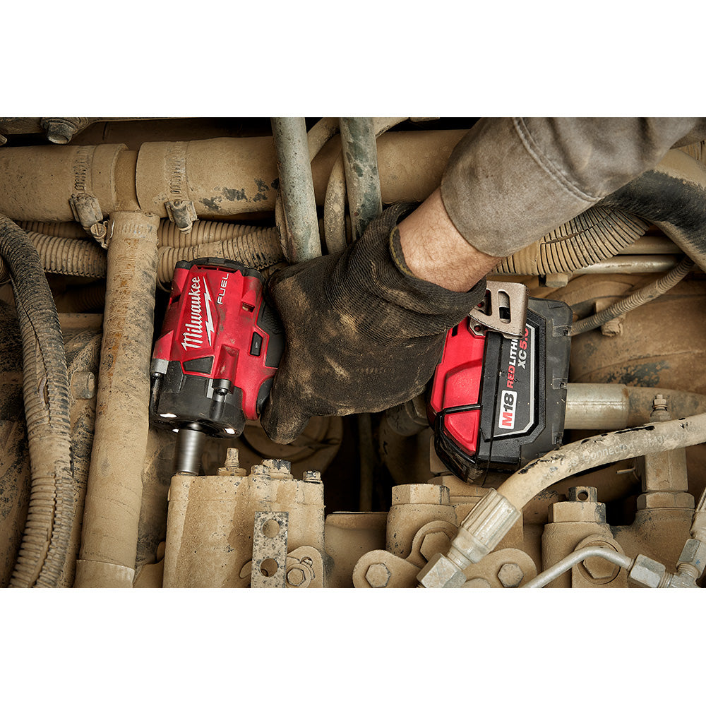 Milwaukee 2855-20, M18 FUEL 1/2" Compact Impact Wrench w/ Friction Ring (Tool Only)