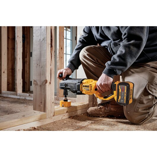 DEWALT DCD471X1, 60V Quick Change In-Line Stud & Joist Drill Kit