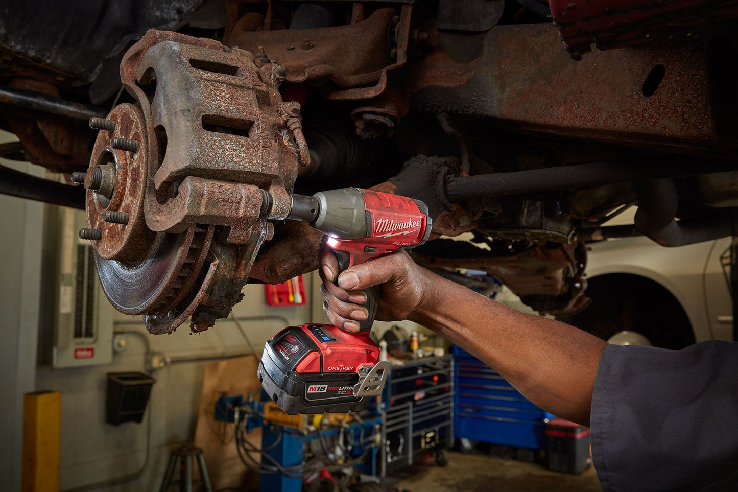 Milwaukee 2759B-20, M18 FUEL 1/2" Compact Impact Wrench w/ Friction Ring with ONE-KEY (Tool Only)