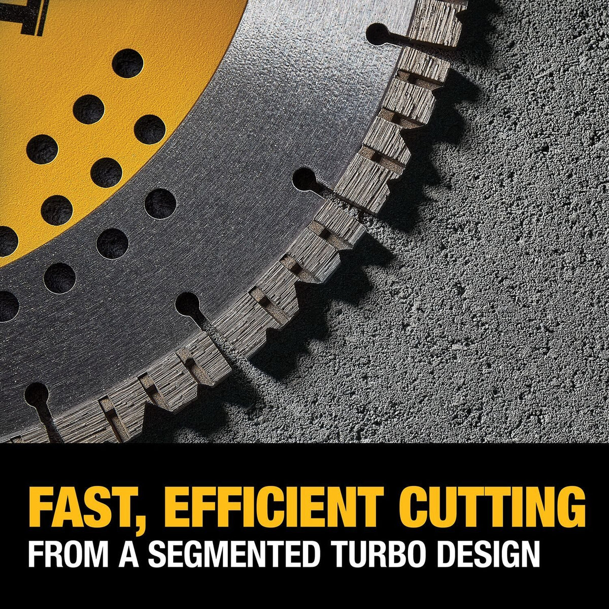 DEWALT DW4721T, 12" Segmented Rim Fast Cut Blade