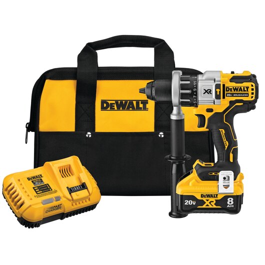 DEWALT DCD998W1, 20V MAX 1/2'' Hammer Drill-Driver Kit w/Power Detect