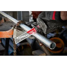 Milwaukee 48-00-8502, 9" 7TPI The TORCH with Carbide Teeth SAWZALL Blade (25/pkg)