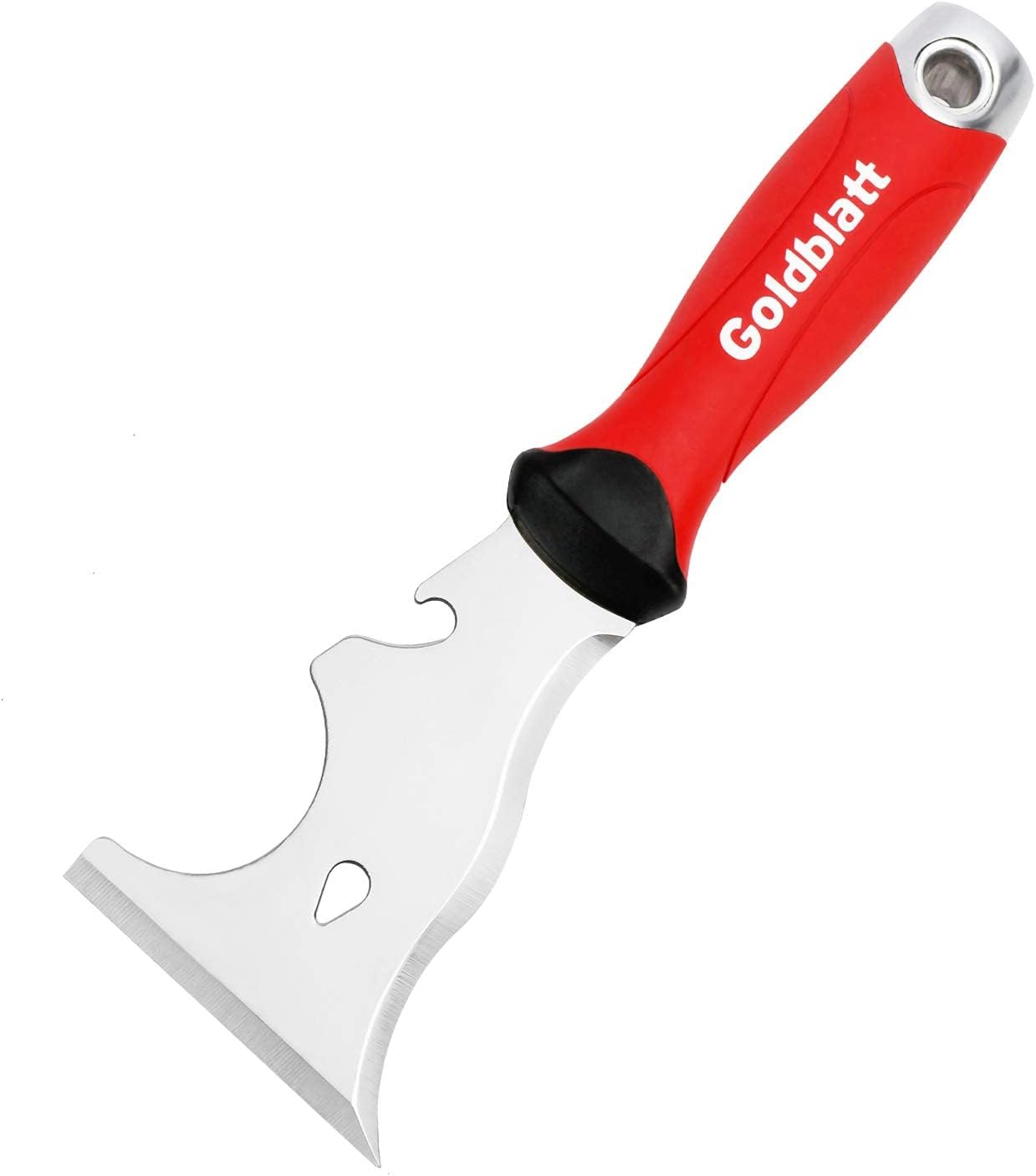 Goldblatt G05015, 9-in-1 Drywall Paint Scraper, Stainless Steel Putty Knife Scraper