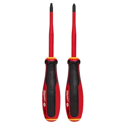 Milwaukee 48-22-2207, 2pc 1000V Insulated Slim Tip Screwdriver Set