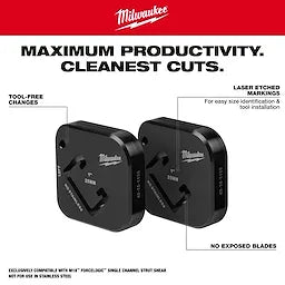 Milwaukee 49-16-1158, 1" x 1-5/8" Single Strut Shearing Dies