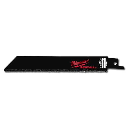 Milwaukee 48-00-1420, 6" Carbide Grit SAWZALL Blade (3/pkg)