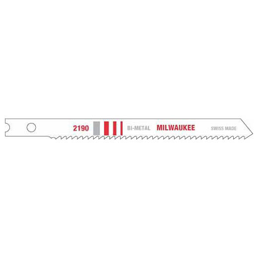 Milwaukee 48-42-2190, 3-5/8" 14 TPI Bi-Metal Jig Saw Blade (5/pkg)