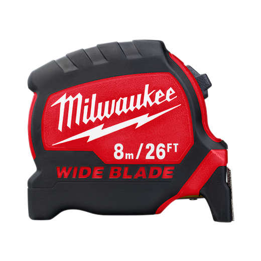 Milwaukee 48-22-0226 , 8m/26' Wide Blade Tape Measure