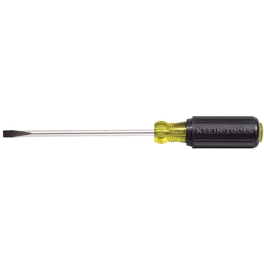 Klein Tools 605-6, 1/4-Inch Cabinet Tip Screwdriver, Heavy Duty, 6-Inch