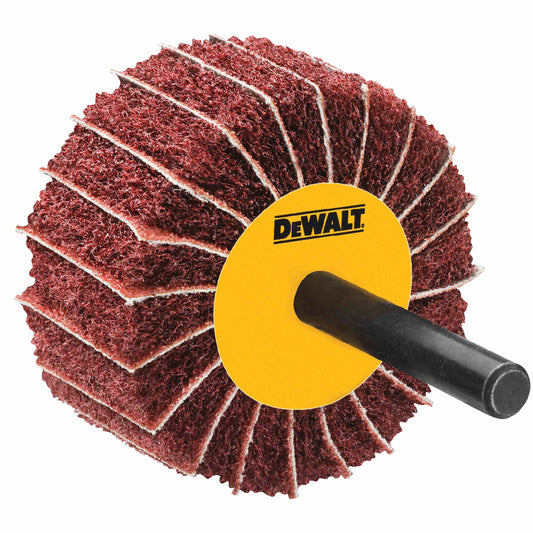 DEWALT DAFE7F1010, 2'' x 1 '' x 1/4'' 100g Finshing Flap Wheel