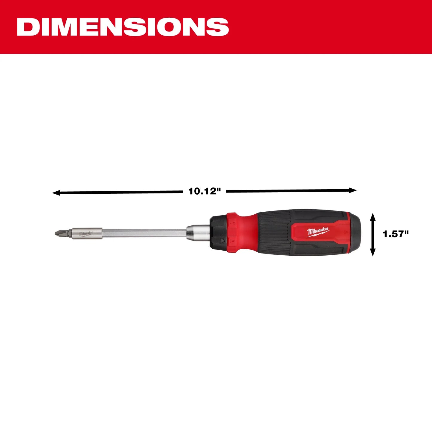 Milwaukee 48-22-2903, 14-in-1 Ratcheting Multi-Bit Screwdriver