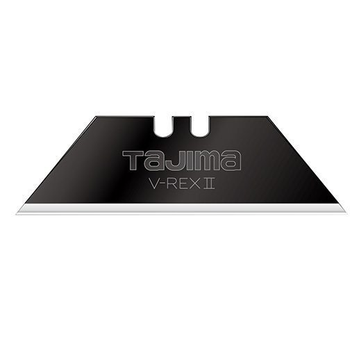 Tajima VRB2-50B, V-REX™ II, premium tempered steel utility knife blades, 50-blade safety dispenser