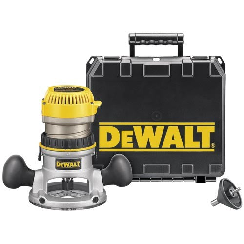 DEWALT DW616K, 1-3/4 HP (maximum motor HP) Fixed Base Router Kit