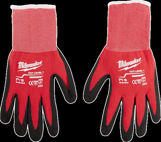 Milwaukee 48-22-8903B, Cut Level 1 Dipped Gloves 12 Pack- XL