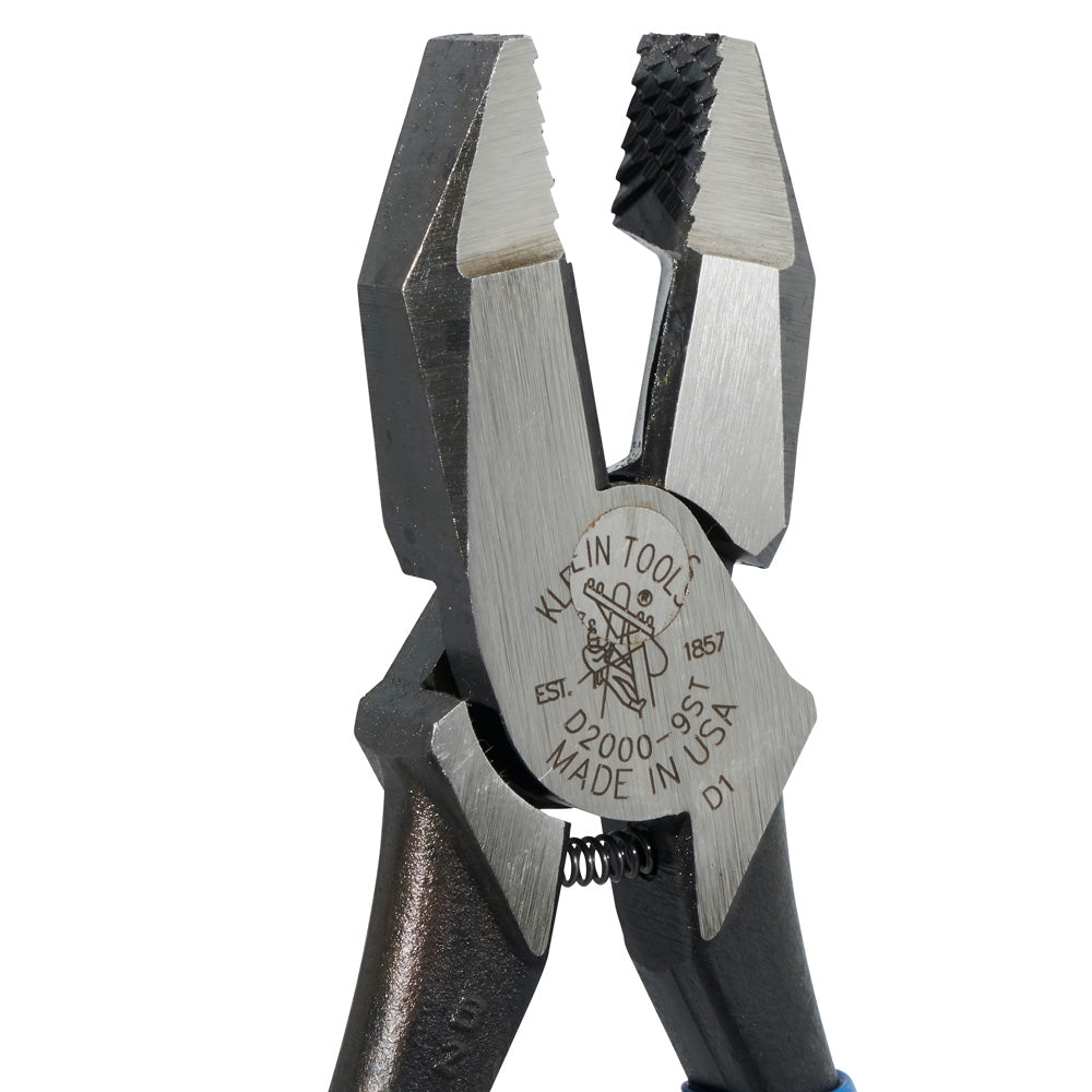 Klein Tools D2000-9ST, Ironworker's Pliers, Heavy-Duty Cutting, 9-Inch