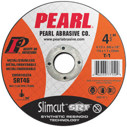 PEARL Abrasives CWSRT0532A, Slimcut™ SRT™ Metal Cutting Disc,  5 x .045 x 7/8 Type 1 • SRT46