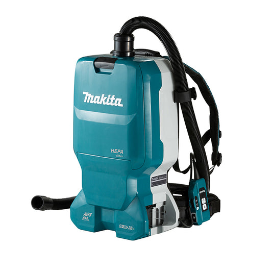 Makita DVC665ZX4U, 18Vx2 LXT Backpack Vacuum Cleaner with AWS (6.0 L)