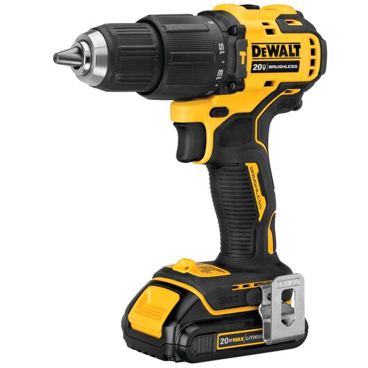 DEWALT DCD709C2, ATOMIC 20V MAX Compact Brushless Hammerdrill Kit