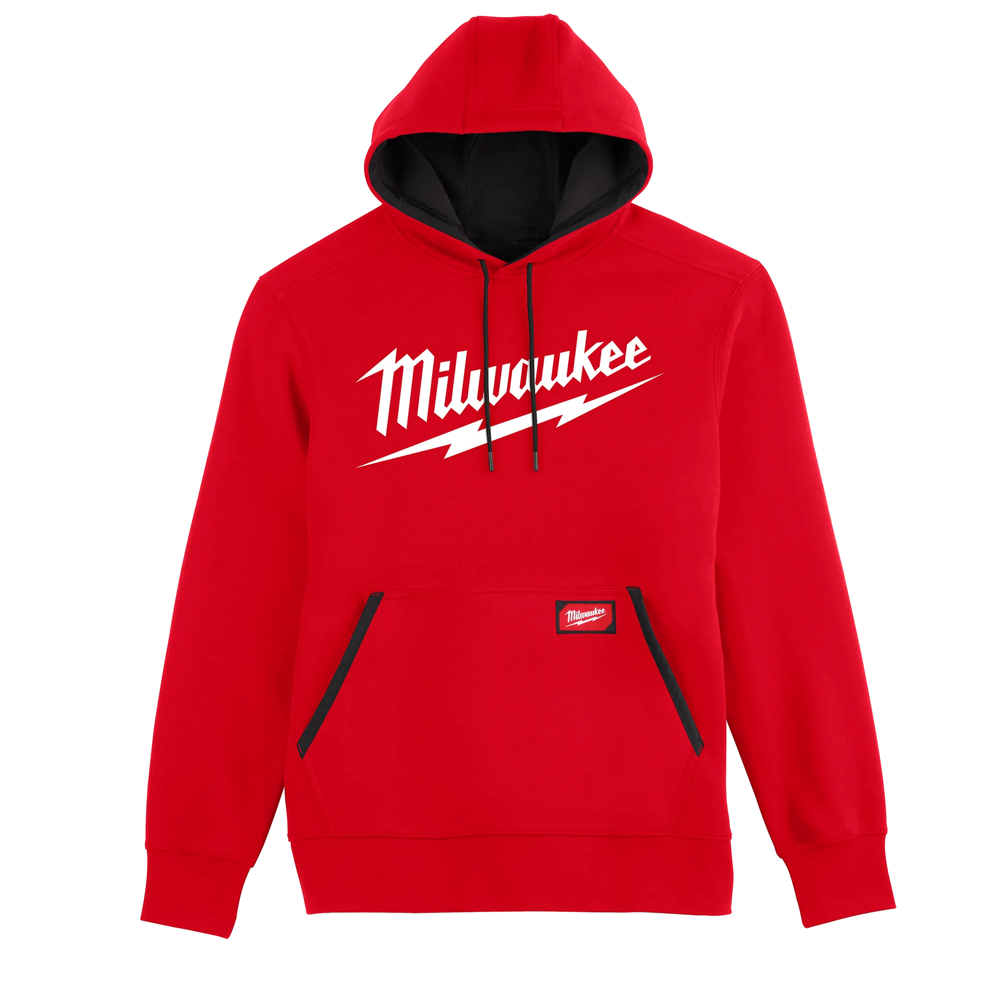 Milwaukee 352R-S, BIG LOGO MIDWEIGHT HOODIE - RED S