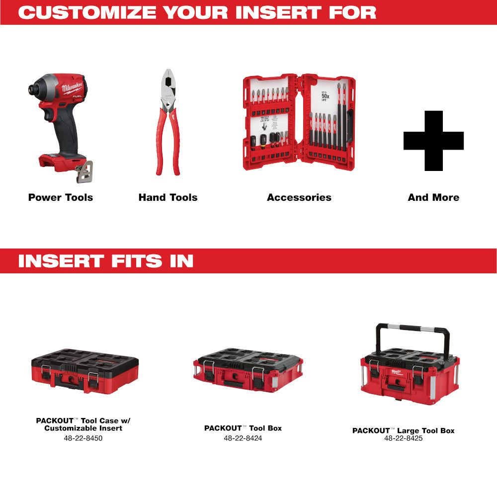 Milwaukee 48-22-8451, PACKOUT Foam Insert