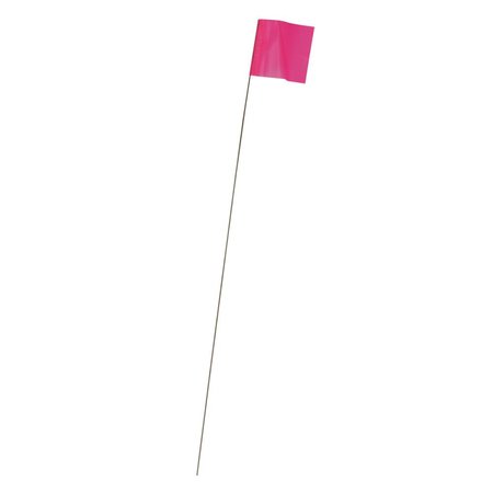 Irwin 64101, STAKE FLAG 100PC FLSCNT PINK