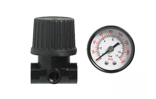 Porter-Cable PREG-14F, 1/4" Regulator with Gauge