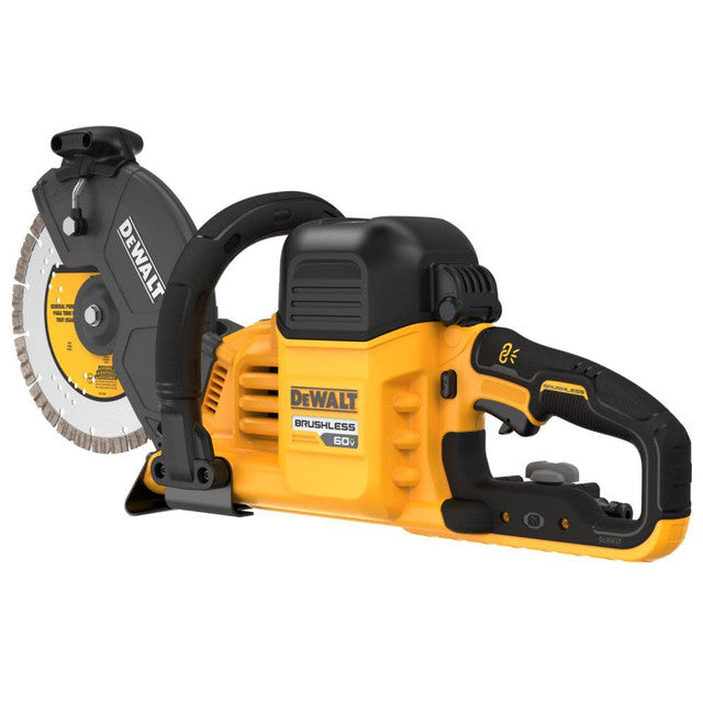 DEWALT DCS692X2, 60V MAX FLEXVOLT 9'' Cut-Off Saw Kit (9.0 Ah X 2)