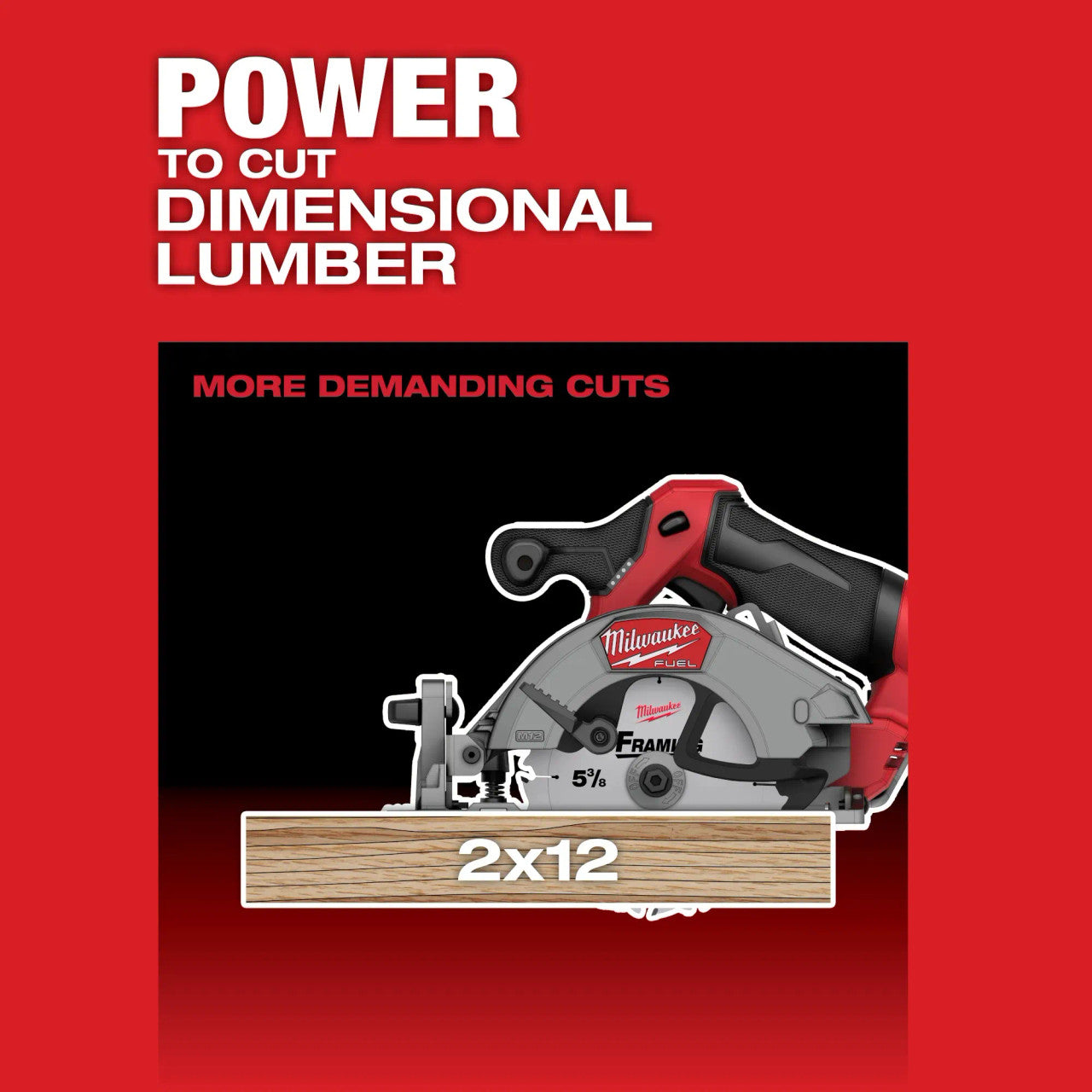 Milwaukee 2521-20, M12 FUEL 5-3/8" Circular Saw (Tool Only)