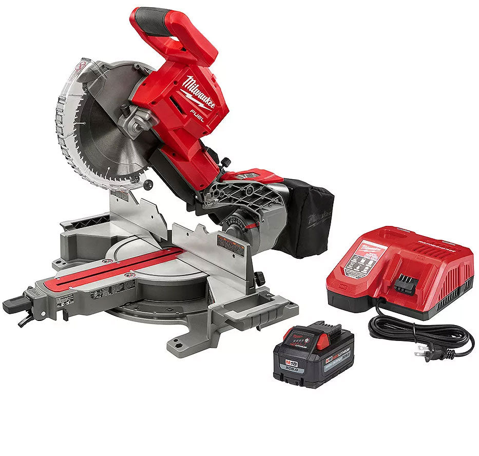 Milwaukee 2734-21, M18 FUEL 10" Dual Bevel Sliding Compound Miter Saw Kit (8.0 Ah)