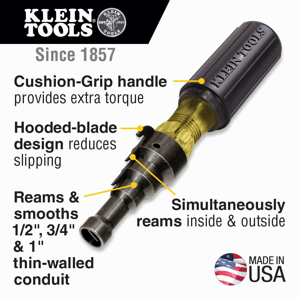 Klein Tools 85191, Conduit Fitting and Reaming Screwdriver