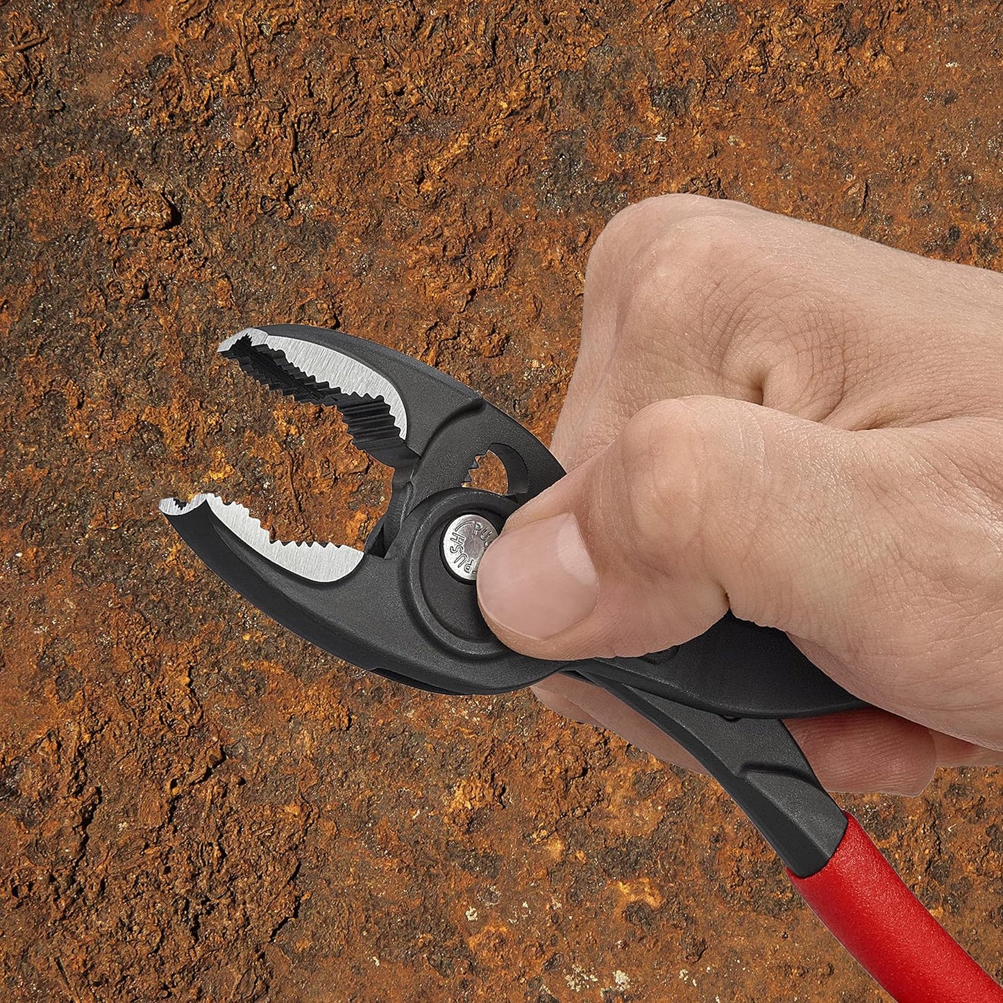 Knipex 82 01 200 SBA, 8" Twin Grip Slip Joint Pliers