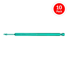 Vega 1150R1A-G, Square #1 Power Bit X 6", Green (10/Bag)