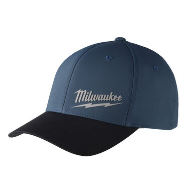 Milwaukee 507BL-SM, WORKSKIN PERFORMANCE FITTED HATS - BLUE S/M